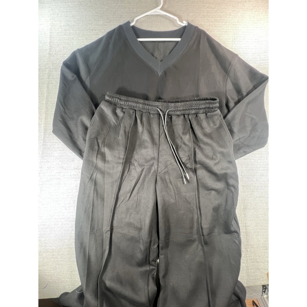 Womens‎ Solid Color V-Neck Top & Pants 2 Pcs Size XL